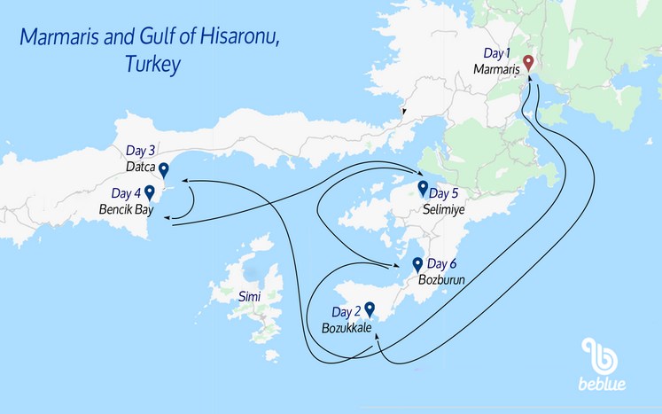 Marmaris e Golfo di Hisaronu, Turchia - ID 353